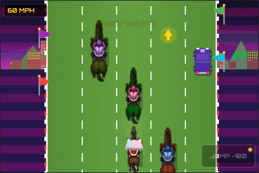 Horse Racing — in-game